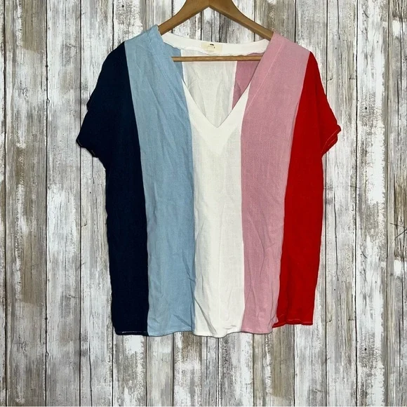 Entro Colorblock Lovely Melody Blouse - Picture 2 of 5